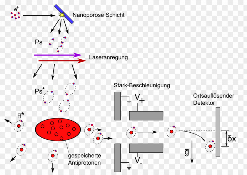 Principle Antiproton Decelerator CERN Antihydrogen Storage Ring PNG