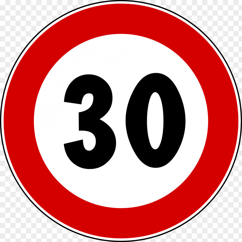 Sift Traffic Sign Speed Limit Warning Italy PNG