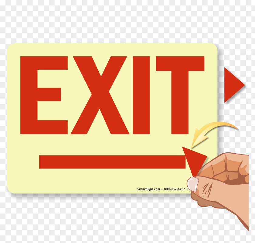 Arrows Signs United States Exit Sign Emergency Safety Fire Escape PNG