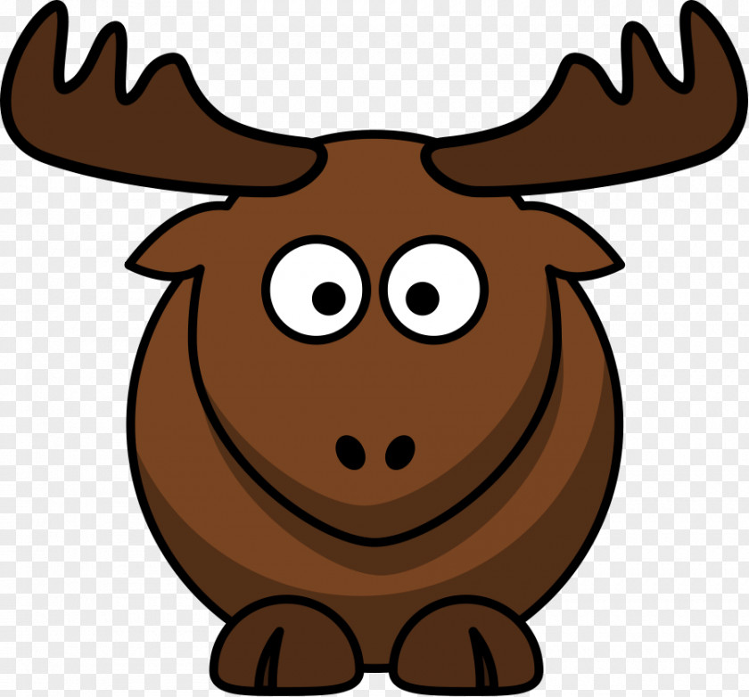 Cartoon Owl Clipart Elk Moose Clip Art PNG