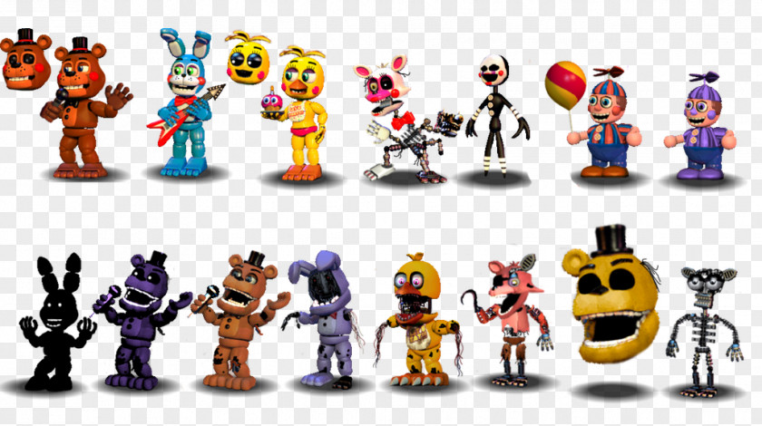 Five Nights At Freddy's 2 Game 8-bit Steam Art PNG