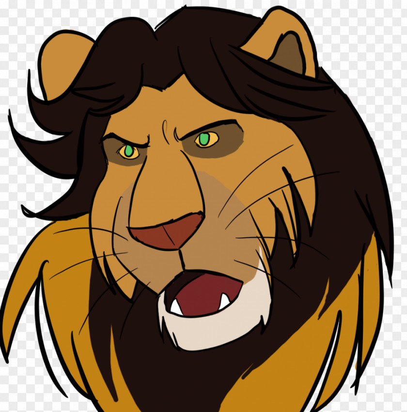 Lion King Cat Whiskers Tiger Mammal Carnivora PNG