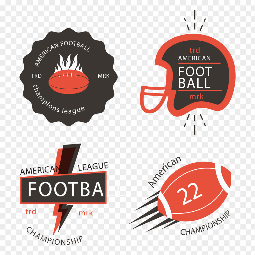 American Football Stickers Vector Material Sticker Euclidean Icon PNG