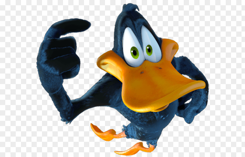 Daffy Duck Penguin Cobalt Blue Beak PNG