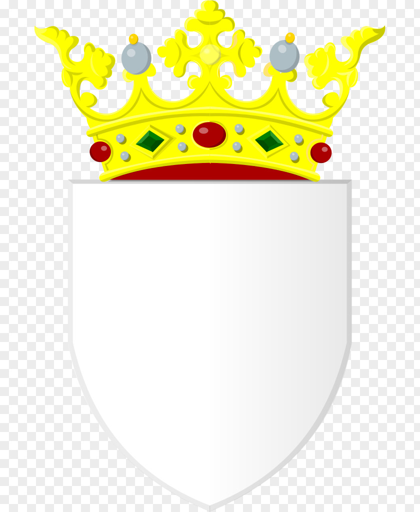 Silver Crown Symbol Escutcheon Clip Art PNG
