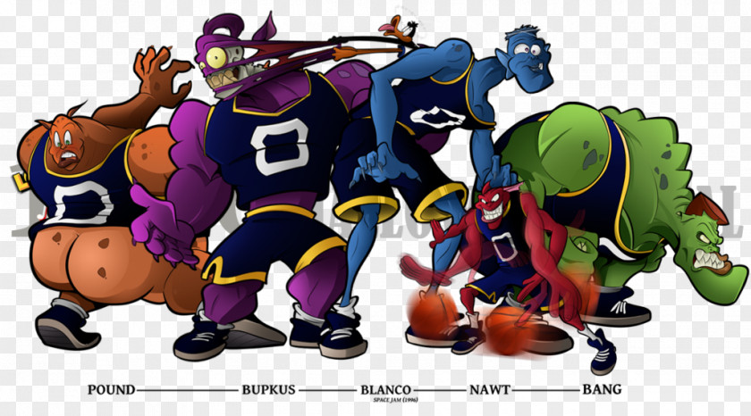 Space Jam Nerdluck Nawt Looney Tunes The Monstars PNG