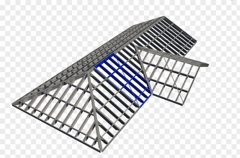 A Corner Of The Roof Framing Steel Frame Metal Architectural Engineering PNG