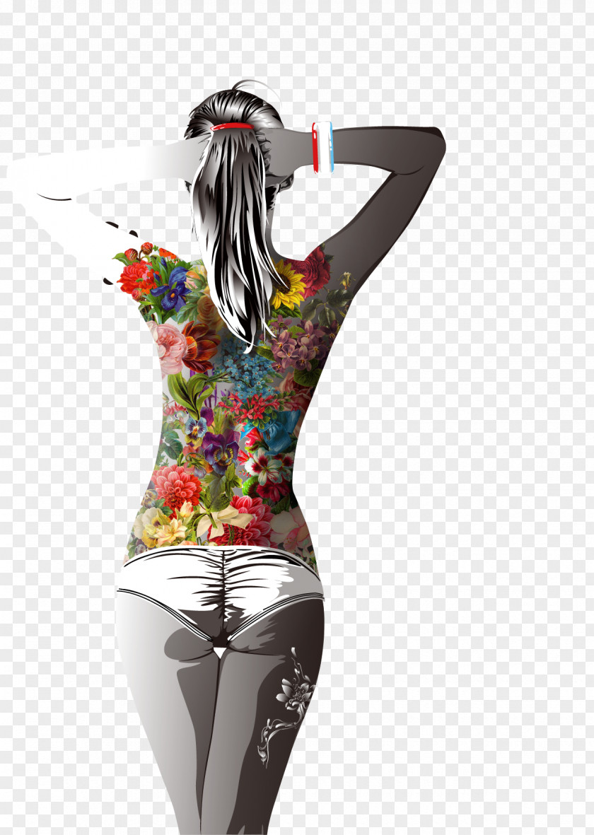Body Painting Sleeve Tattoo PNG