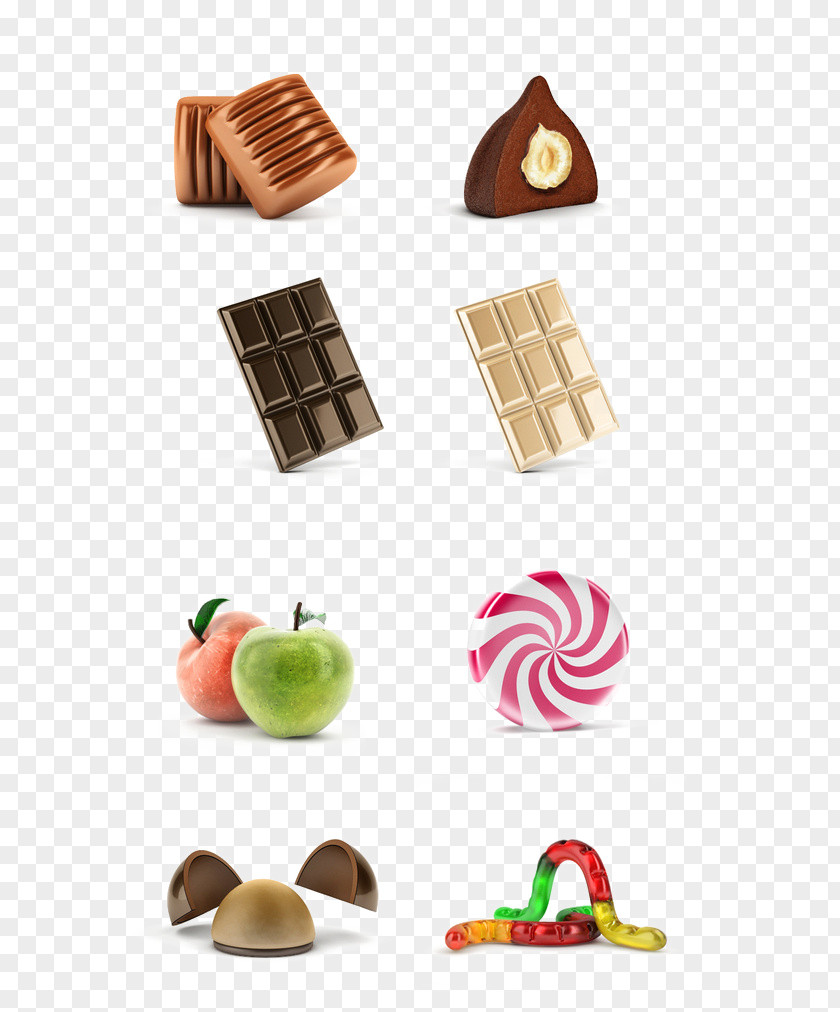 Hand Drawn Sweets Chocolate Truffle Marmalade Halva Icon PNG