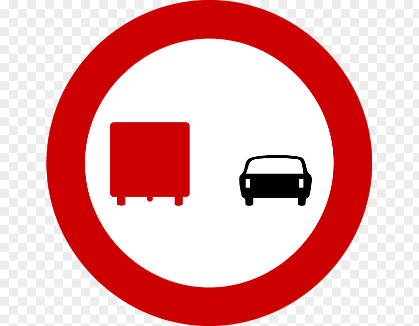 Truck Prohibitory Traffic Sign The Highway Code Overtaking PNG
