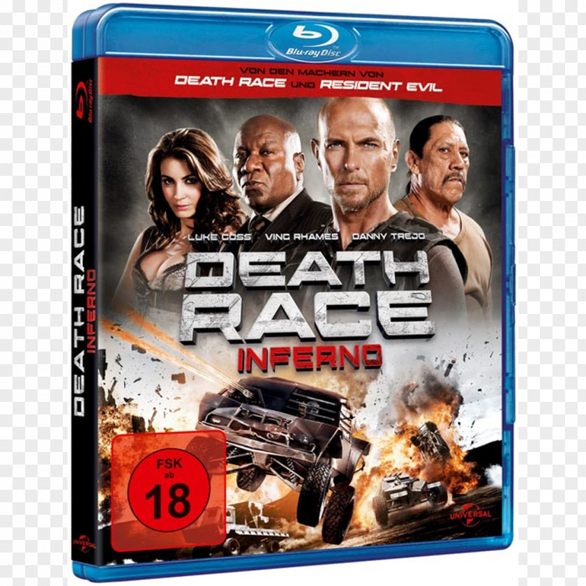 Death Race 2 Roel Reiné 3: Inferno Carl Lucas Hollywood Blu-ray Disc PNG