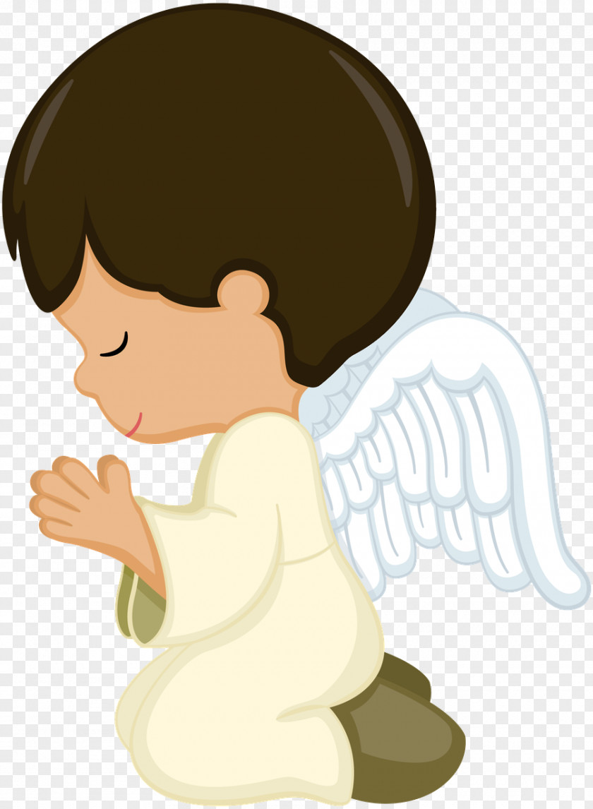 Thumb Pray Angel Cartoon PNG
