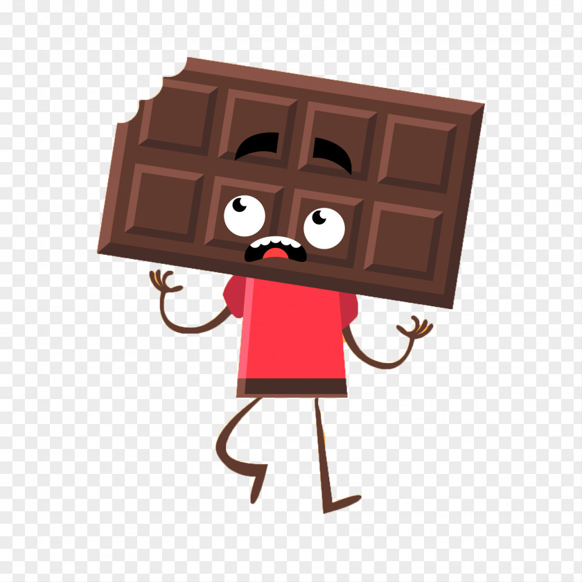 Bitten Chocolate Bar Twix Cartoon PNG