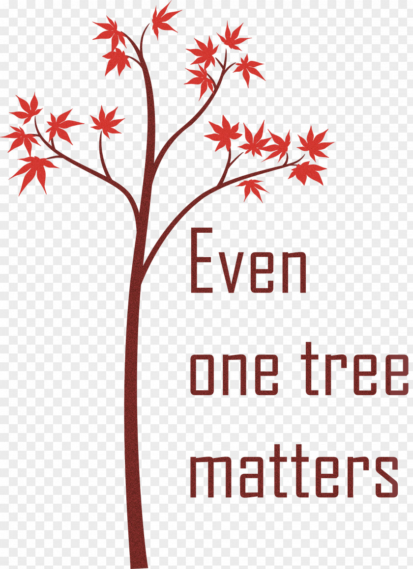 Even One Tree Matters Arbor Day PNG