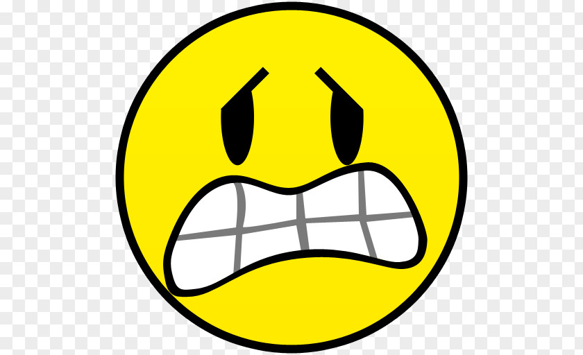 Frightened Smiley Emoticon Face Clip Art PNG