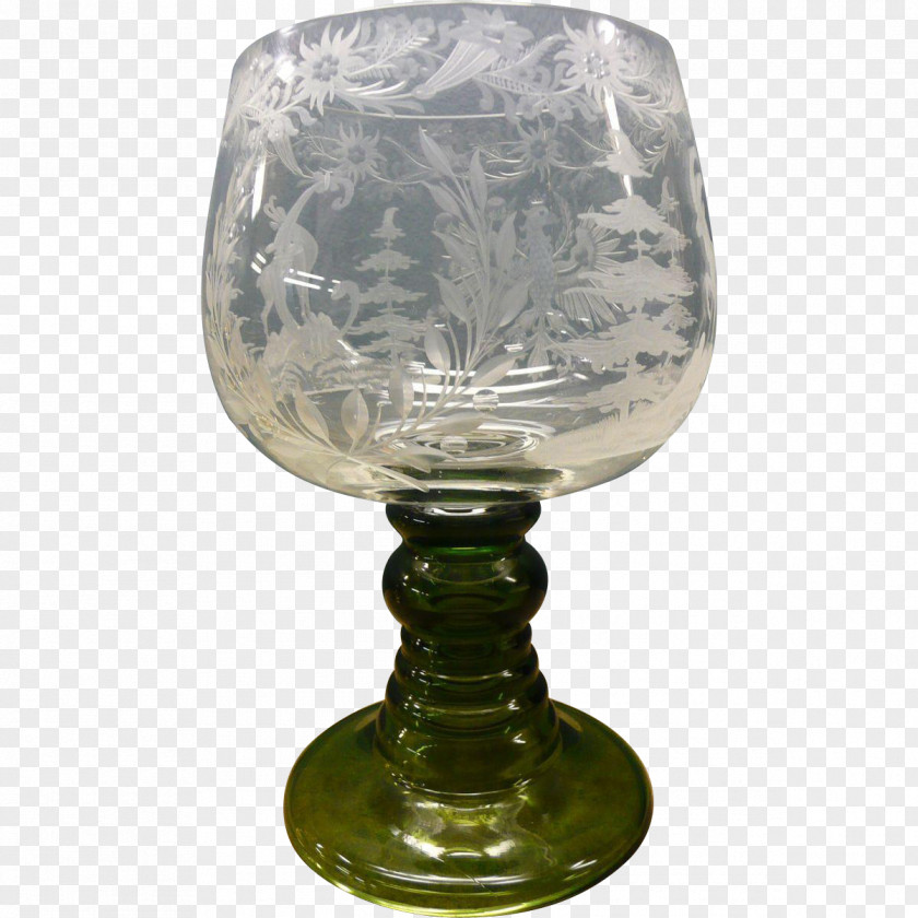 Glass Vase Pedestal Stemware Tableware PNG