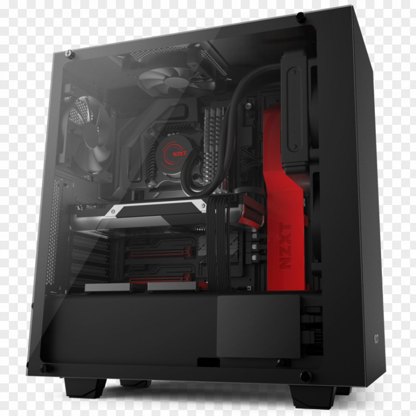 Screw Drive Jacks Computer Cases & Housings NZXT Elite Case S340 Mid Tower ATX PNG