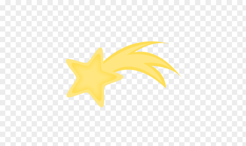 Shooting Star Graphic Yellow Wallpaper PNG