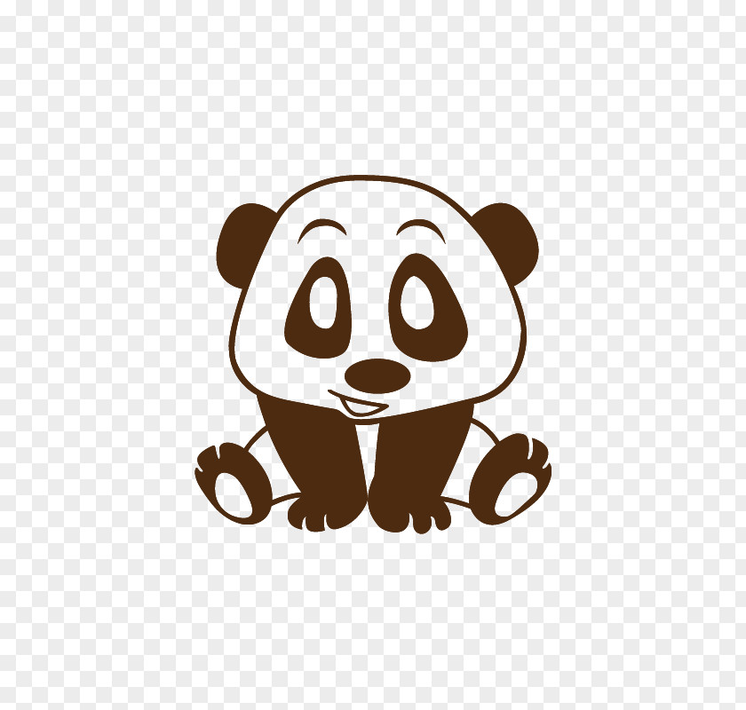 Car Giant Panda Mammal Sticker Bear PNG