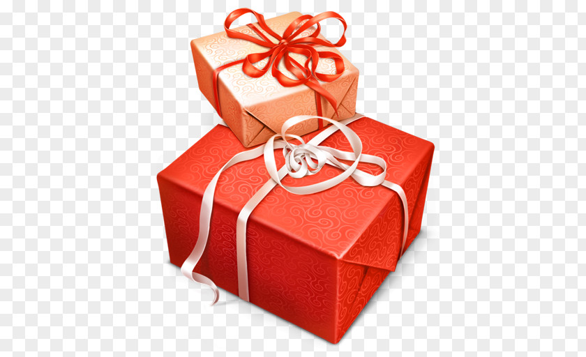 Christmas Gift Boxes Santa Claus Icon PNG