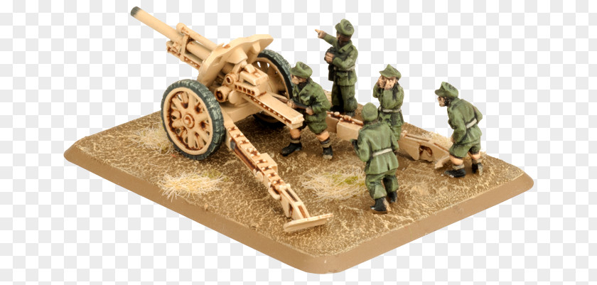 Afrika Korps Figurine Mortar PNG