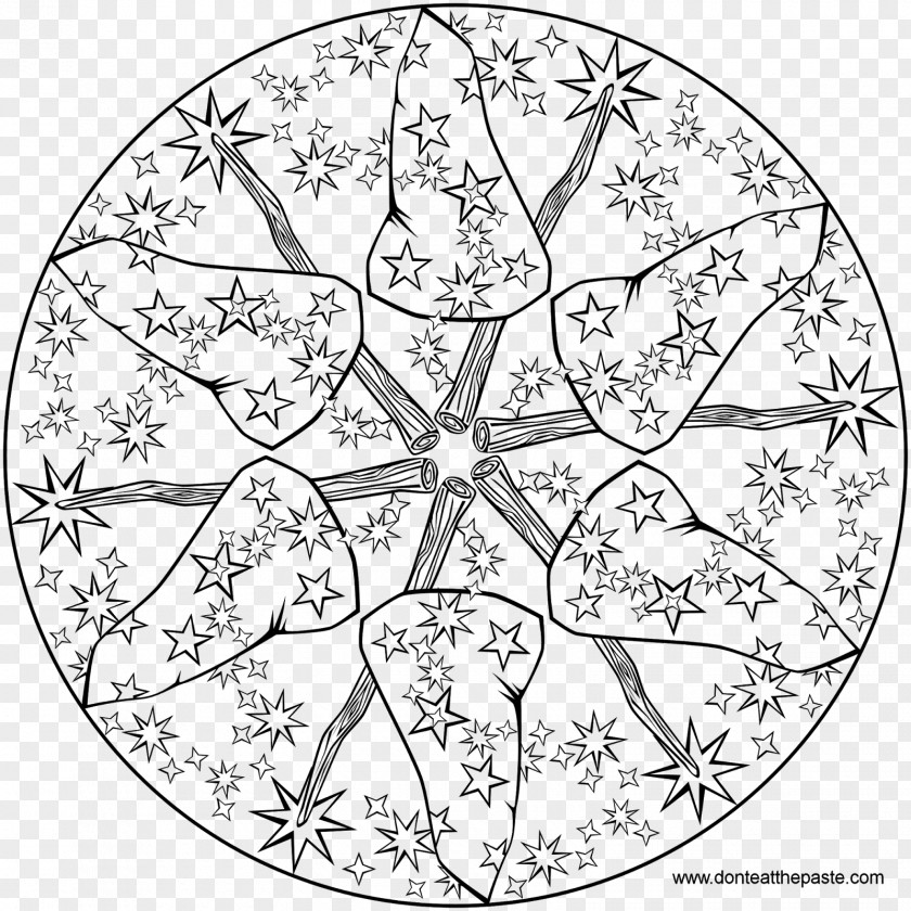 Book Coloring Mandala Adult PNG