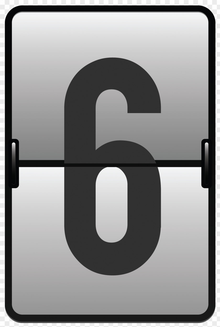 Counter Number Six Clipart Image Counting A Icon PNG