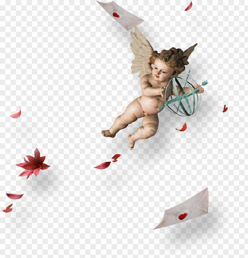 Cupid Painted Cherub Clip Art PNG