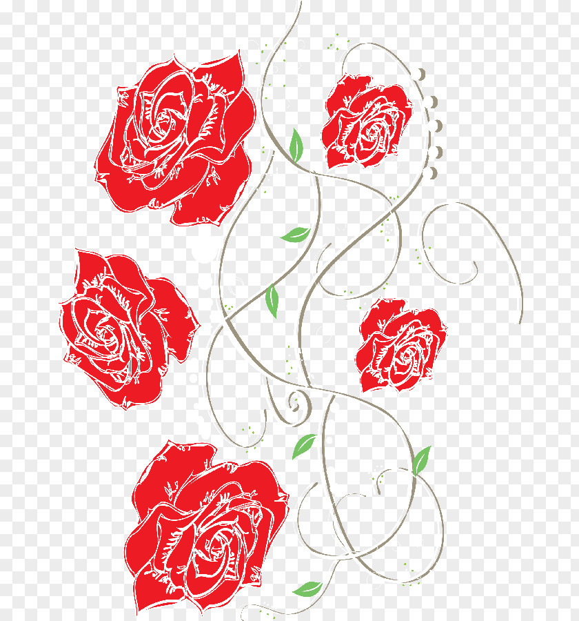 Design Floral Drawing PNG