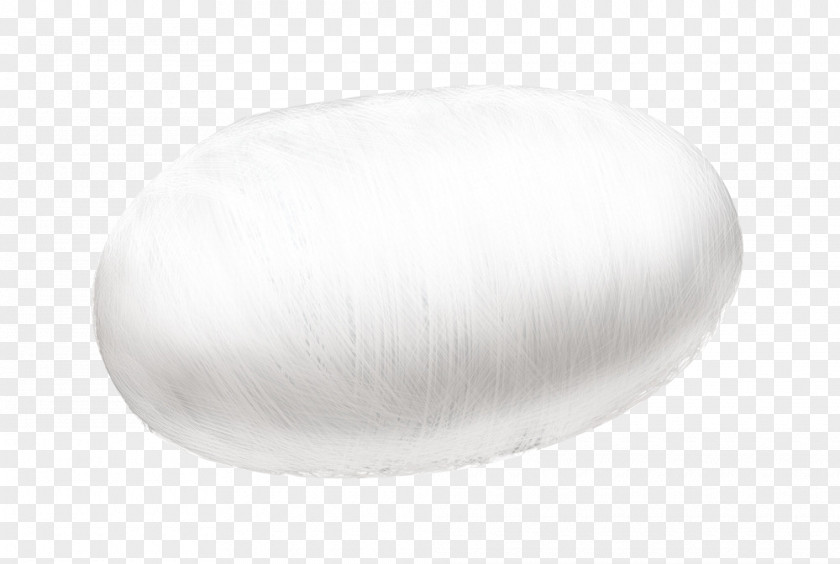 White Cocoon Shape Oval PNG
