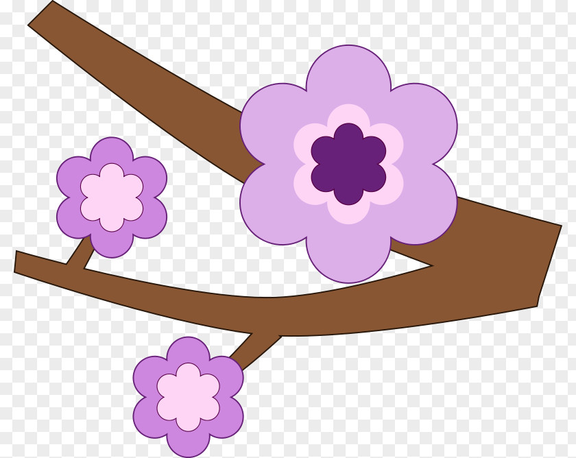 Flower Vector Branch Tree Clip Art PNG