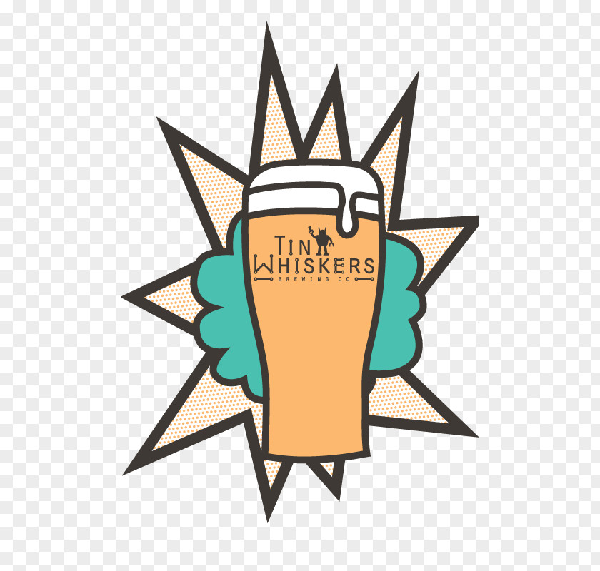 Line Tin Whiskers Brewing Logo Clip Art PNG