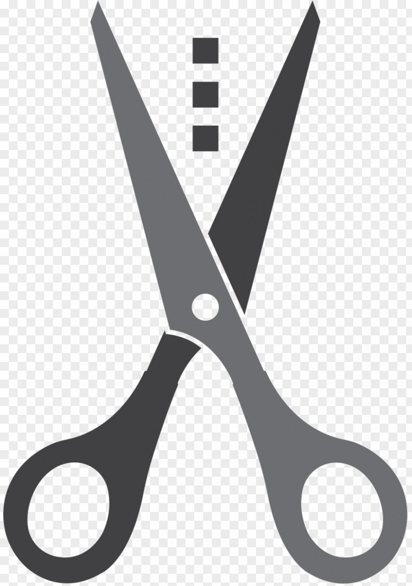 M Product Design Line Clip Art Scissors Black & White PNG