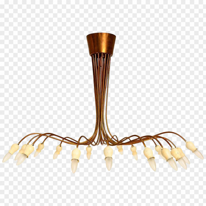 Chandelier Art Lighting Mid-century Modern Light Fixture PNG