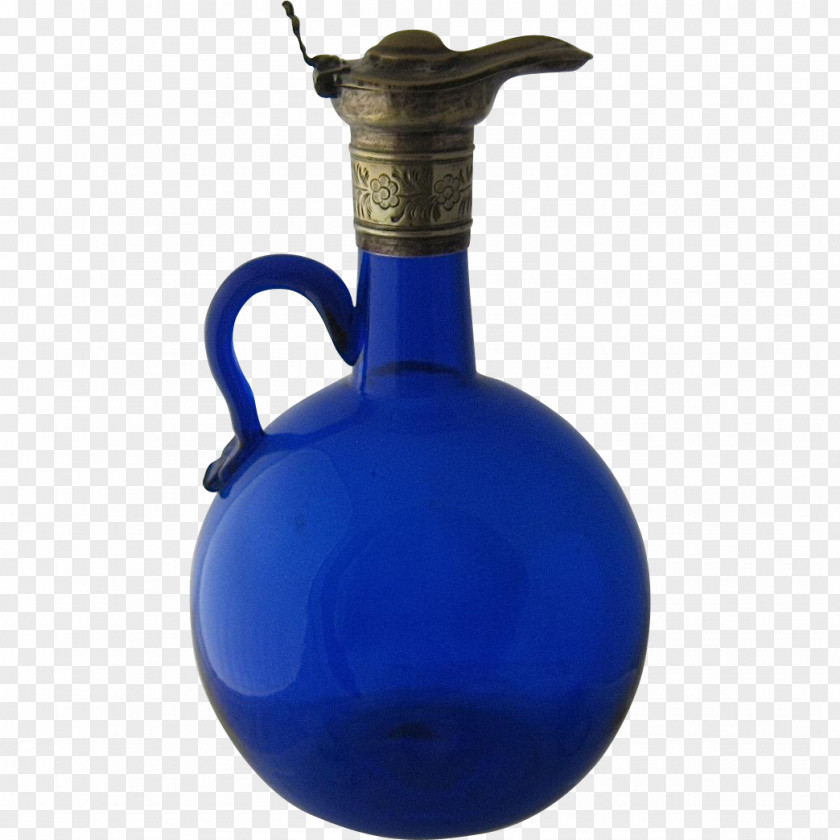 Glass Decanter Bristol Blue Bottle Cobalt PNG
