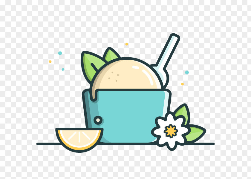 Ice Cream Food Logo Illustration PNG