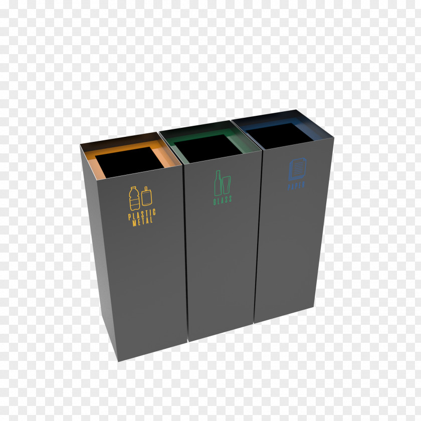 Recycling Bin Metal Rubbish Bins & Waste Paper Baskets Powder Coating PNG