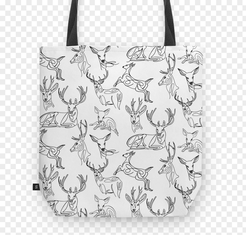 Deer Rosette Tote Bag Handbag PNG