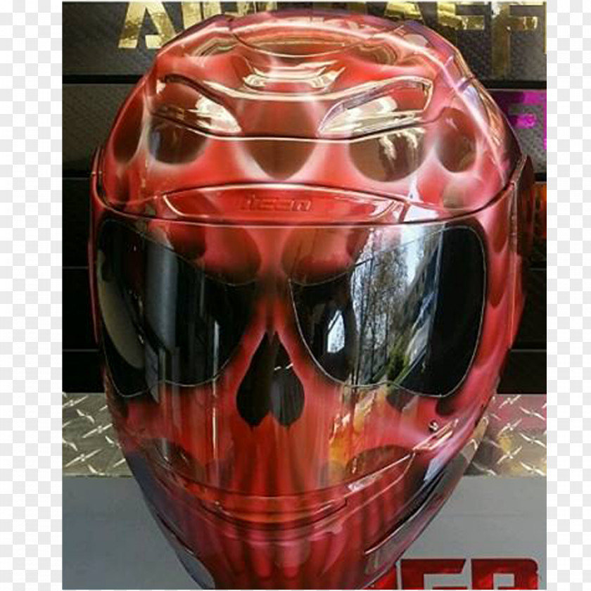 Flame Skull Pursuit Motorcycle Helmets Bicycle TrueFire PNG