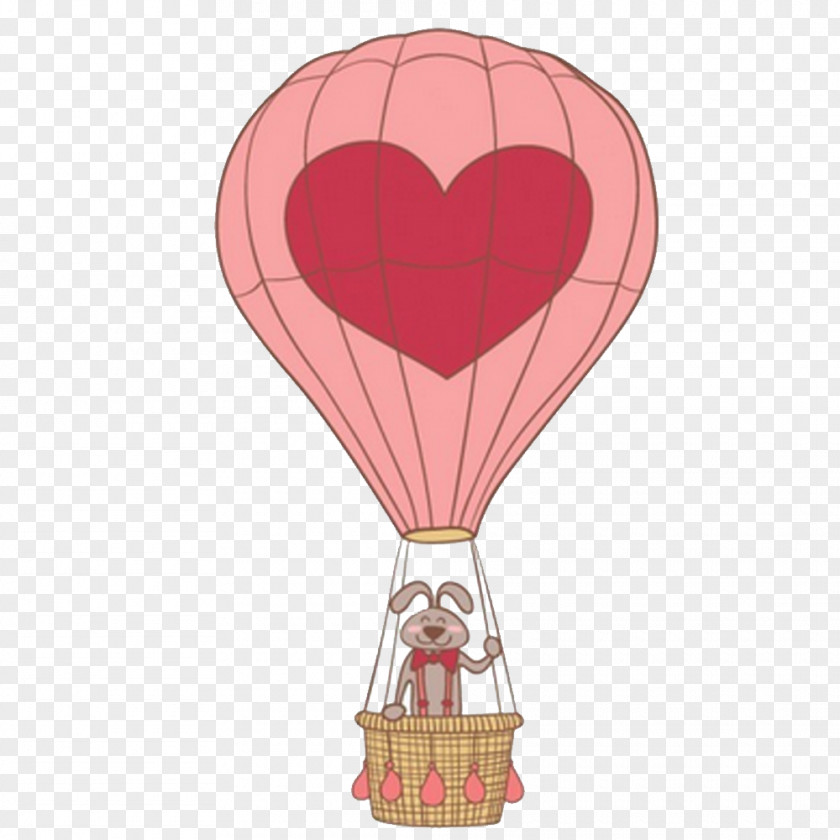 Love Hot Air Balloon Euclidean Vector Valentines Day PNG