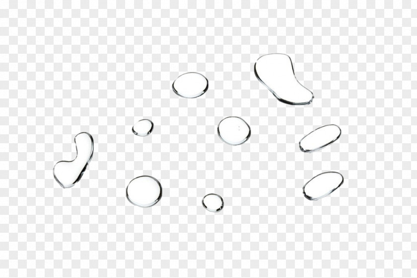 White Water Droplets Circle Brand Area PNG