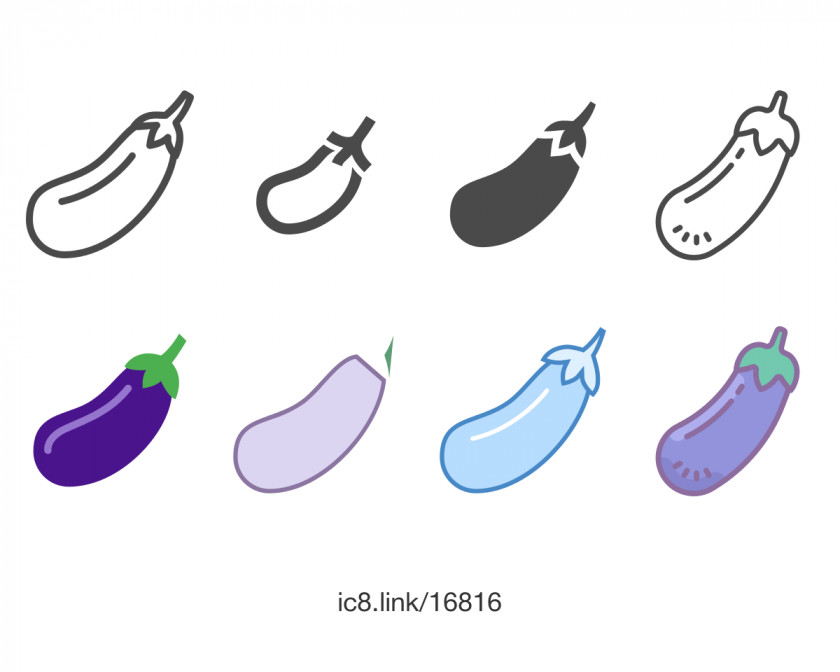 Eggplant Download Font PNG