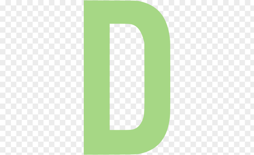 Letter D Brand Logo Green Pattern PNG