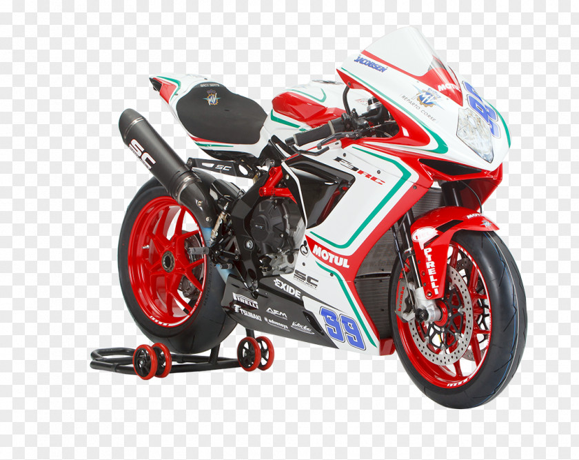 Motorcycle 2018 Supersport World Championship Fairing MV Agusta F3 PNG