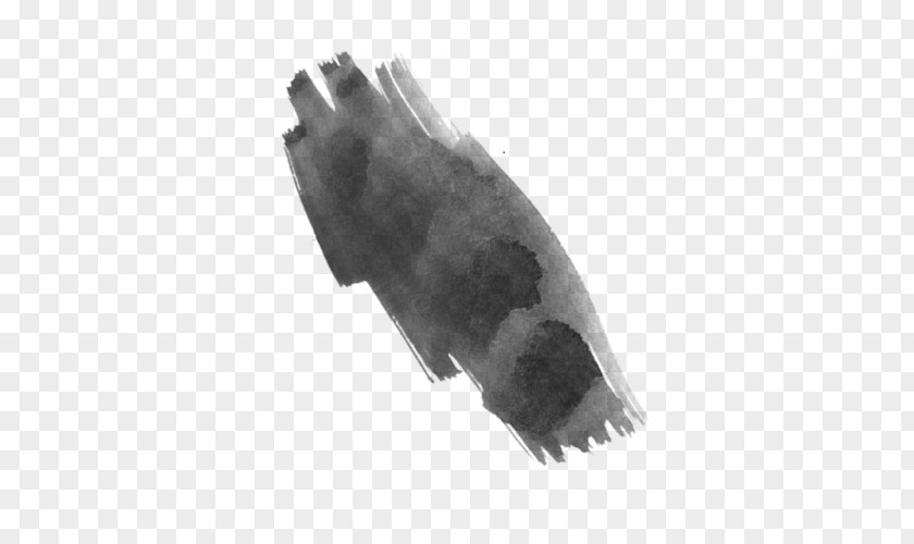 Paint Smudge Black And White Brush Color PNG