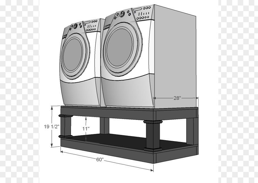 Washer And Dryer Pictures Table Washing Machines Clothes Combo Laundry Room PNG