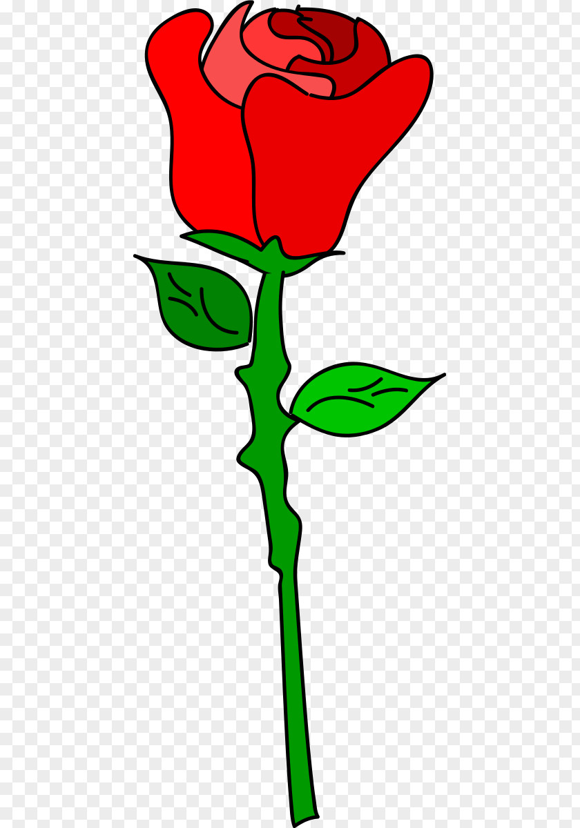 Cartoon Rose Flower Clip Art PNG