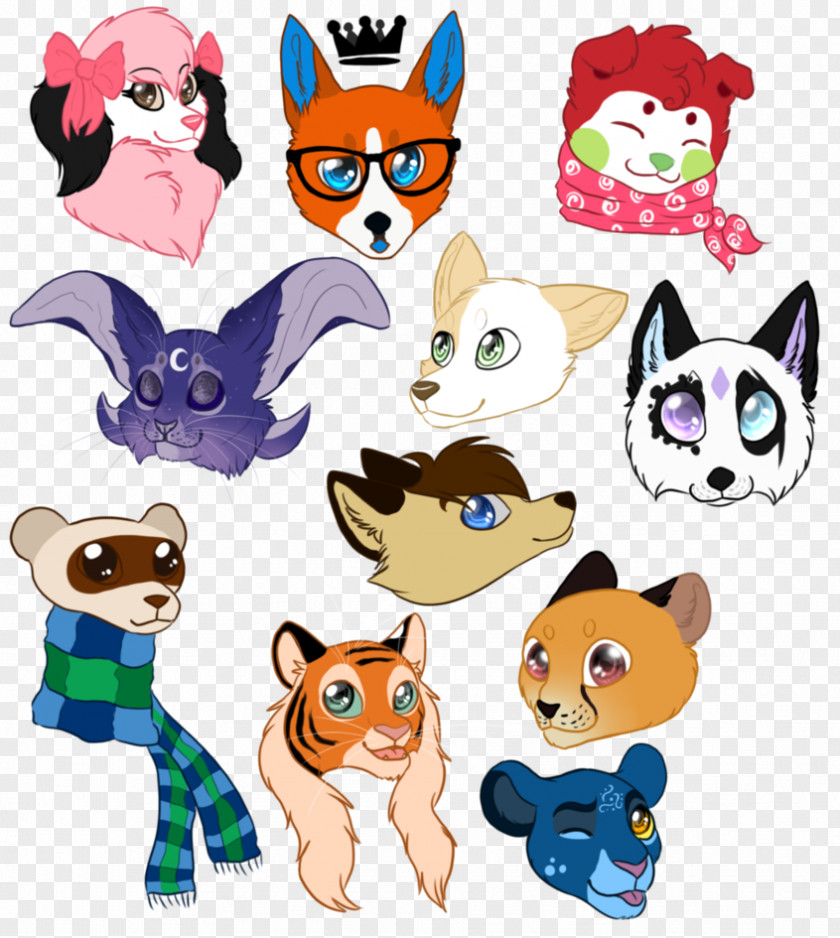 Cat Dog Character Clip Art PNG