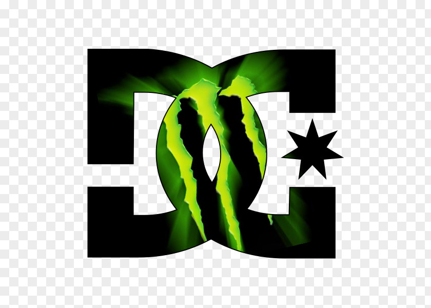 Monster Logo Jpg DC Shoes Energy Skate Shoe Decal PNG