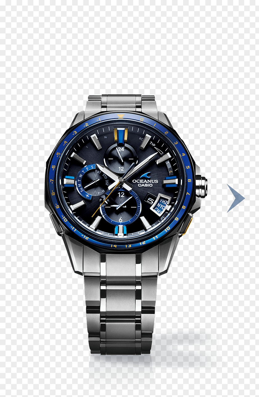 Oceanus Casio Solar-powered Watch Clock PNG